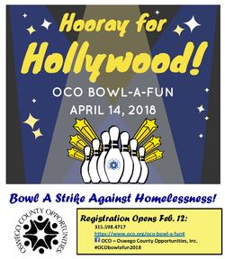 ‘Hooray for Hollywood’ Bowl-A-Fun set April 14