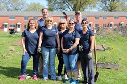 Excellus BlueCross BlueShield Employees Help Prepare Fulton Community Garden