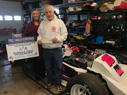 Local Race Car Driver Supports OCO Cancer Services
